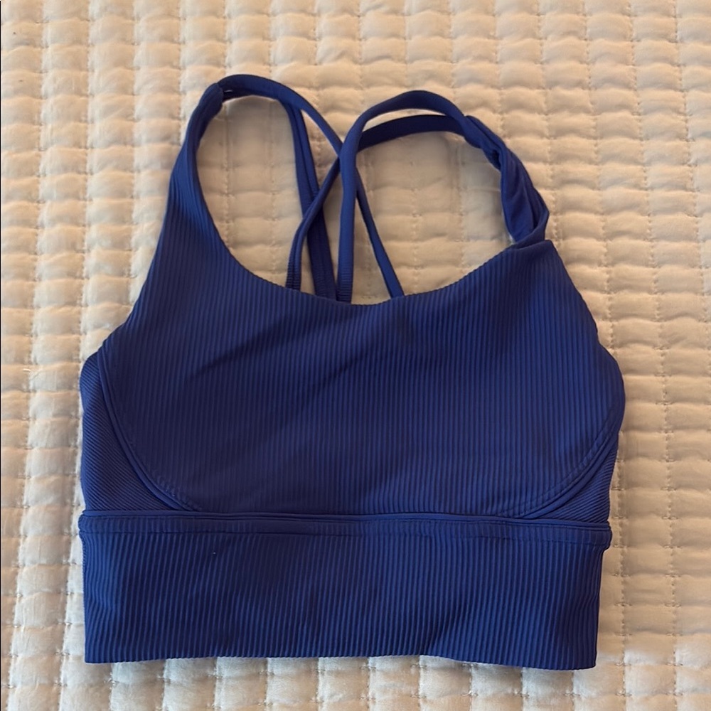 Lululemon Blue Athletic Sports Bra